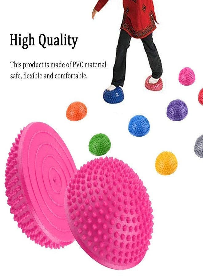 IRIS Foot Massage Balance Pods - 16cm / 6.5in Spiky Half Balls for Yoga, Pilates, Gym & Fitness Training, Anti-Slip Massage Exercise Balls for Stability & Reflexology - Image 4
